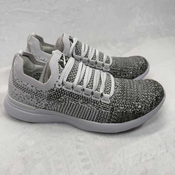 APL Techloom Breeze Running Shoe White Fatigue Ombre Lightweight Size 7 - Picture 6 of 13